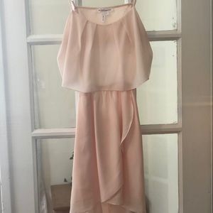 light pink BCBG dress
